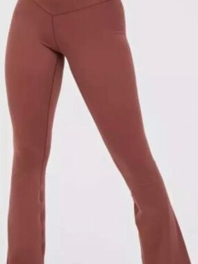 Aerie offline pink flare leggings